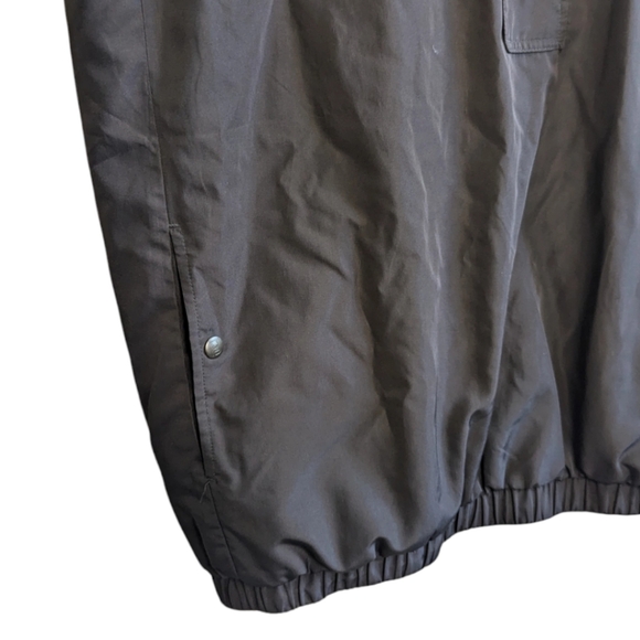 FOOTJOY DryJoys 1/4 SNAP & ZIP 100% Polyester L Black LINED VEST Wind & Rain - Picture 5 of 8